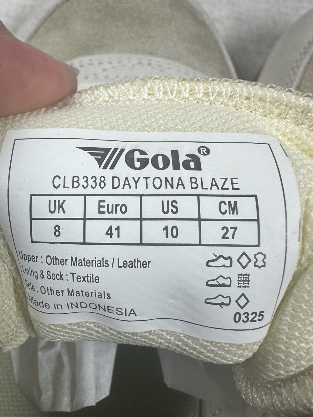 Gola Daytona Blaze Sneakers Size 10 - Picture 4 of 11